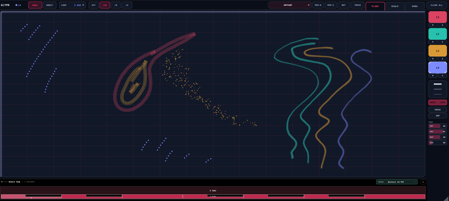 Glyph - Touch-first drawing instrument